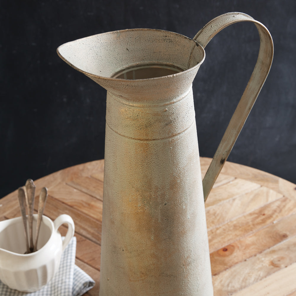 Gilded Farmhouse Tall Pitcher