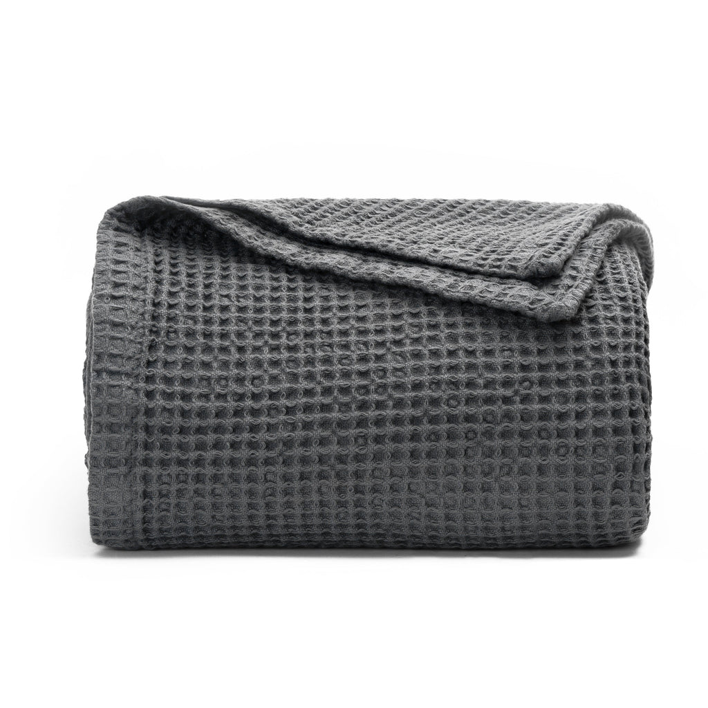 Organic Cotton Mart Waffle Weave Blanket