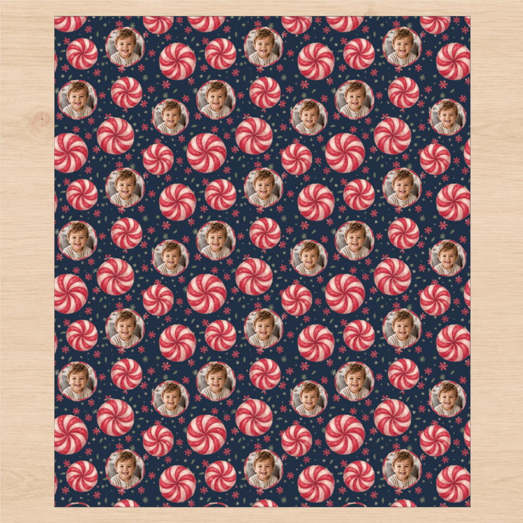 Personalized Sweet Swirl Wrapping Paper