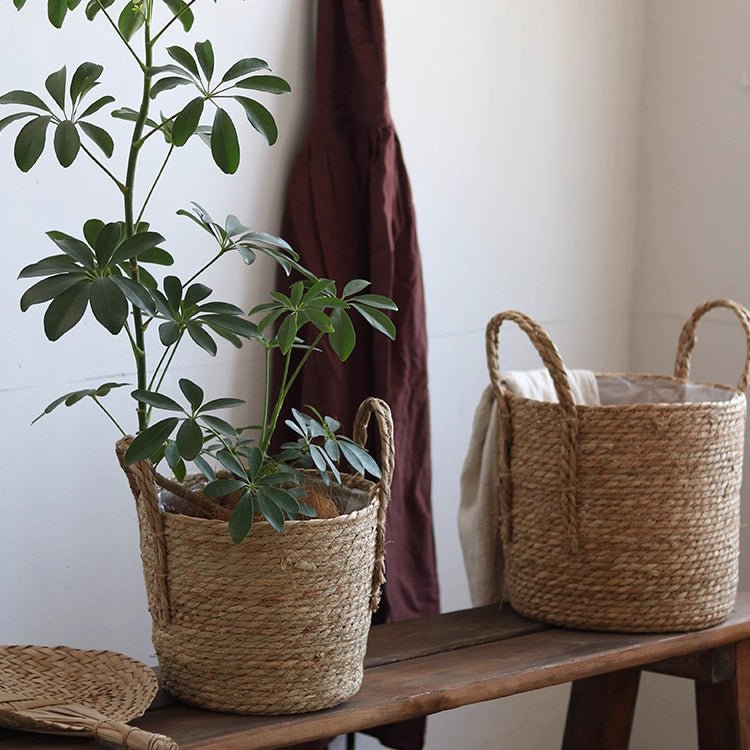 Natural Seagrass Planter Basket