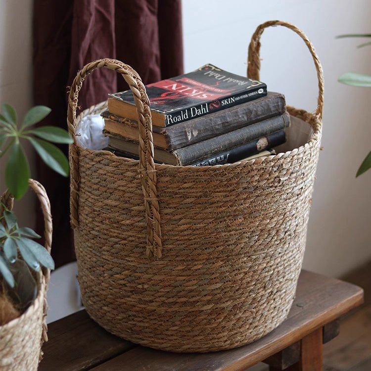 Natural Seagrass Planter Basket