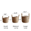 Natural Seagrass Planter Basket