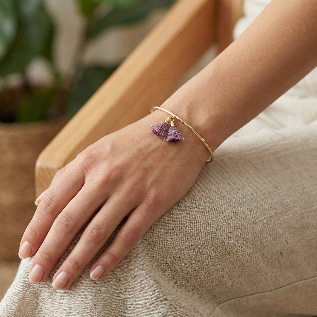 Tassel Cuff Bracelet