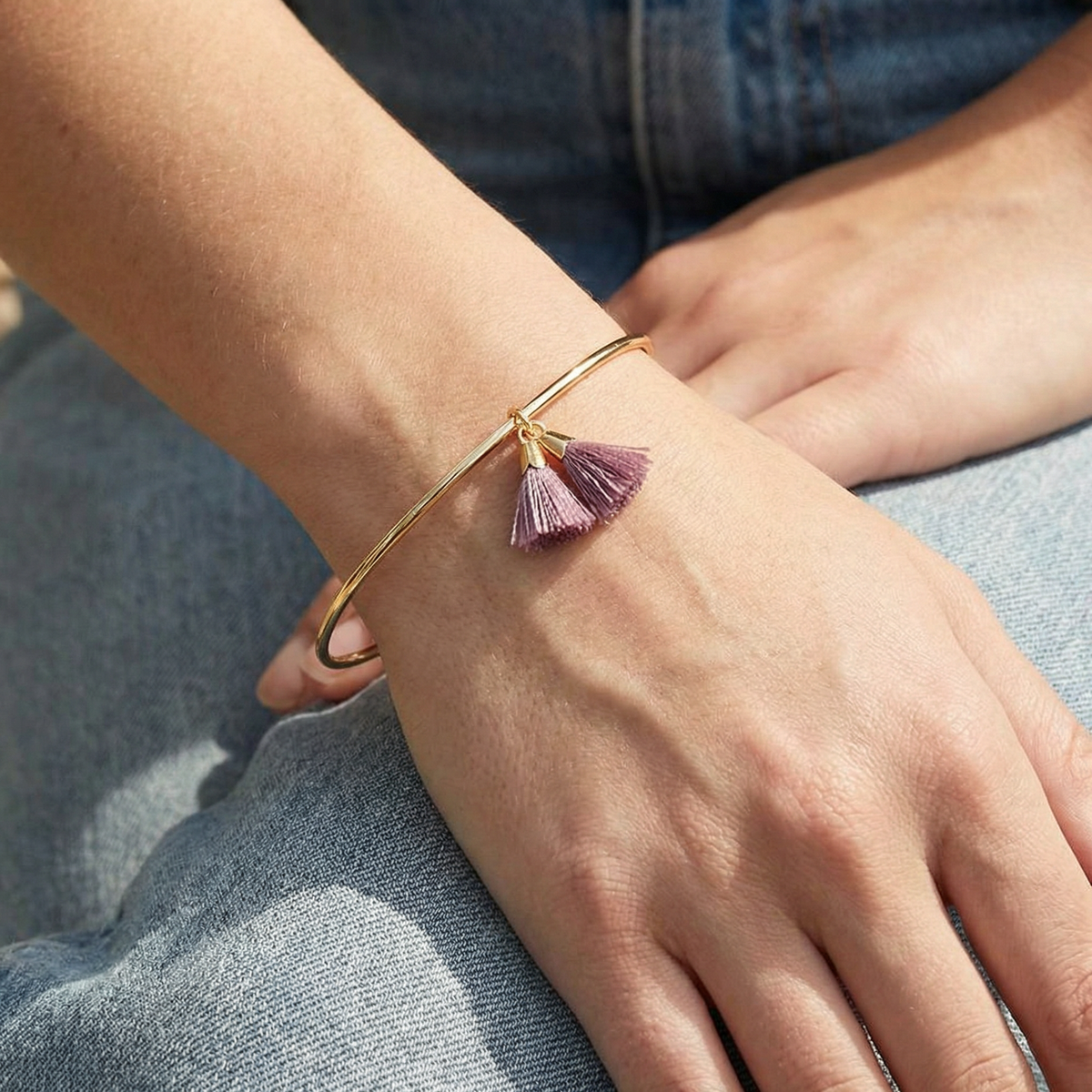Tassel Cuff Bracelet