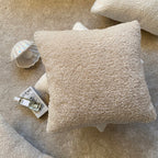 18"x18" Crushed Velvet Solid Color Throw Pillow Set with Insert