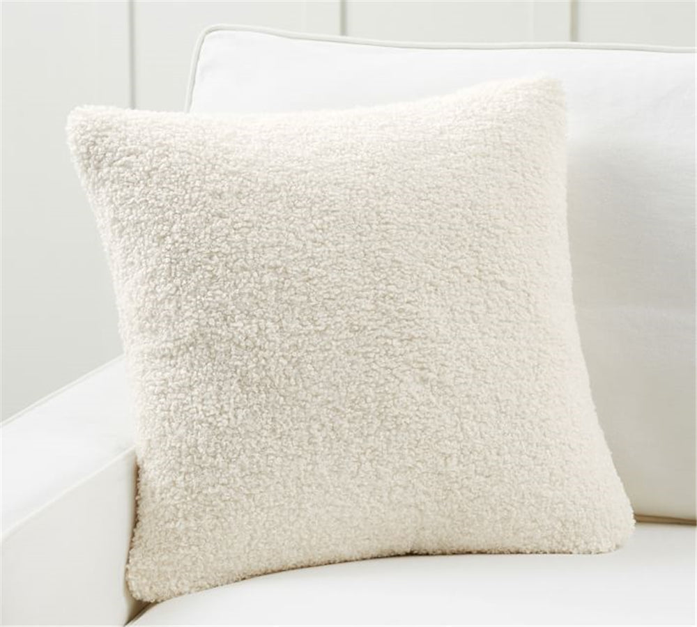 18"x18" Crushed Velvet Solid Color Throw Pillow Set with Insert
