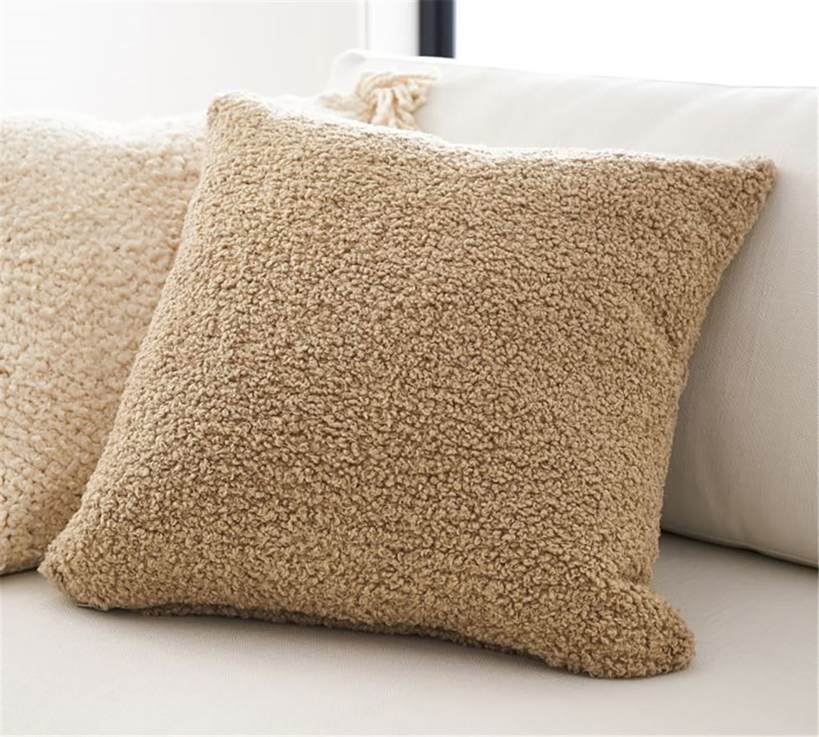 18"x18" Crushed Velvet Solid Color Throw Pillow Set with Insert