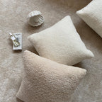 18"x18" Crushed Velvet Solid Color Throw Pillow Set with Insert