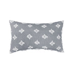 12''x20'' Tufted Floral Lumbar Throw Pillow with Insert