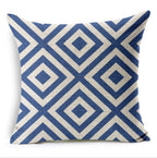 18" Geometric Print Decorative Pillow – Colorful Modern Abstract Designs