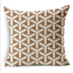 18" Geometric Print Decorative Pillow – Colorful Modern Abstract Designs