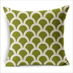 18" Geometric Print Decorative Pillow – Colorful Modern Abstract Designs
