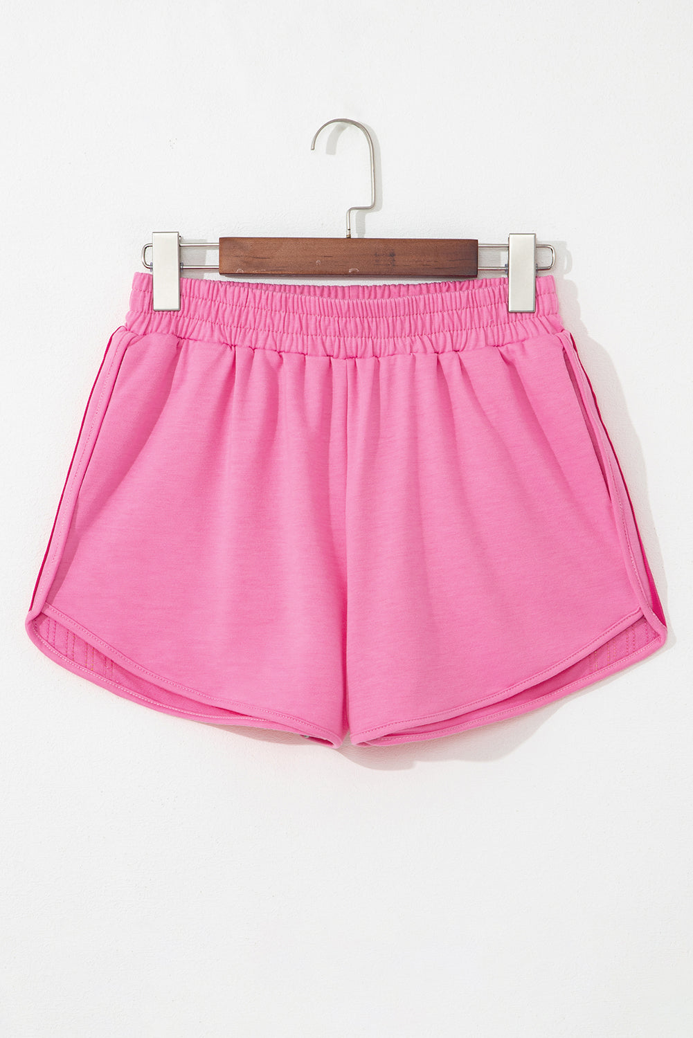 Colorblock Stripe Elastic Waist Shorts