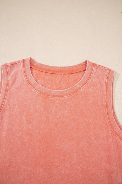 Mineral Wash Tank Mini Dress