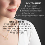 Intertwined Initial Necklace