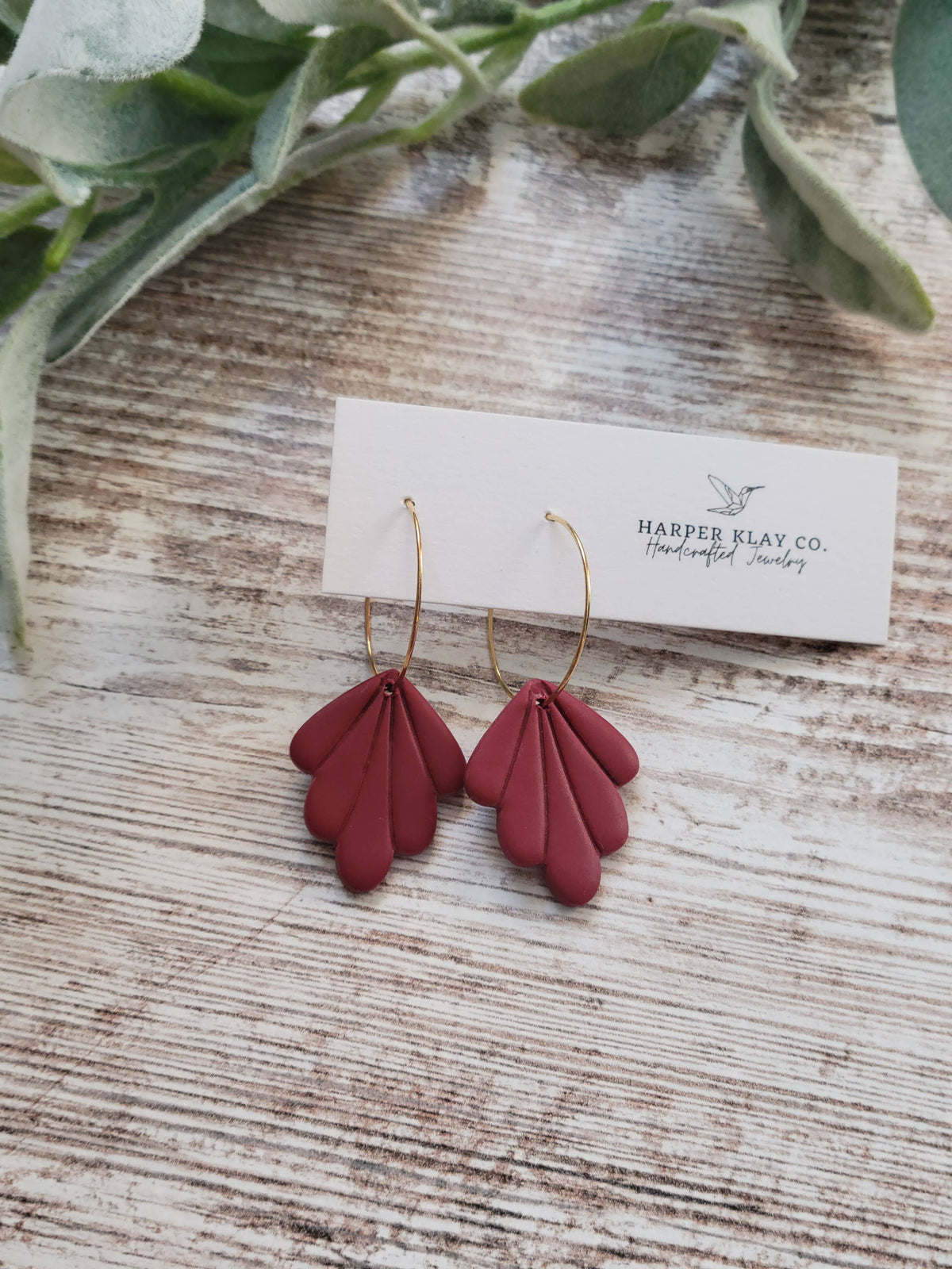 The Jill Set - Polymer Clay Hoop Earrings