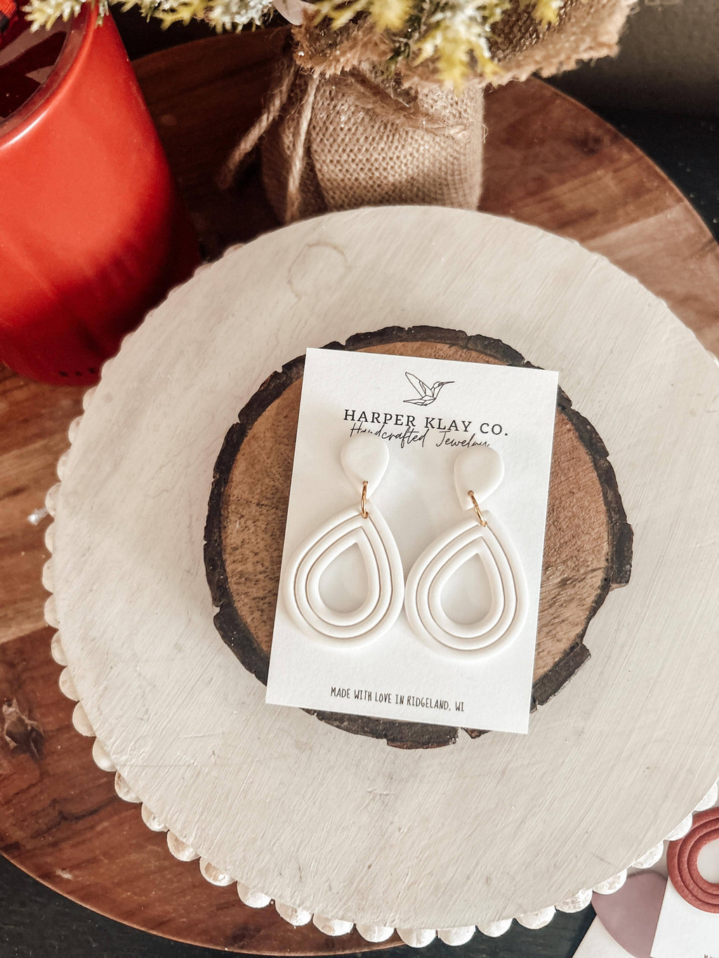 The Bridget Set- Polymer Clay Dangle Earrings