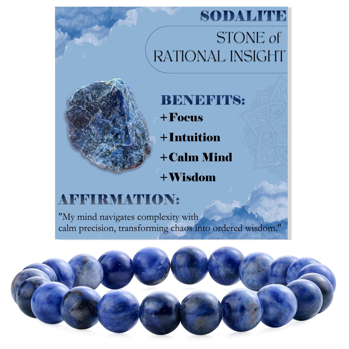 Handcrafted Natural Stone Beaded Bracelet