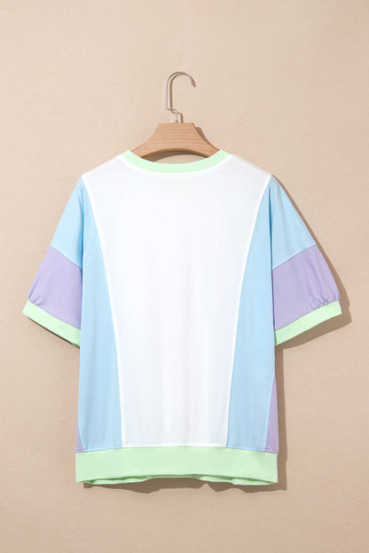 Colorblock Chest Pocket T-Shirt