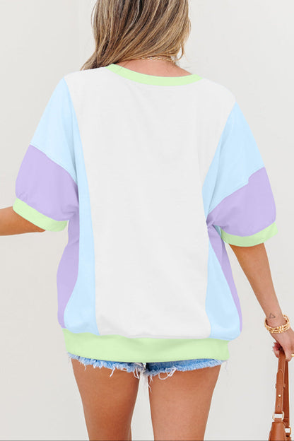 Colorblock Chest Pocket T-Shirt