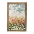 Abstract Flower Field Framed Art