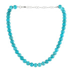 Turquoise Beaded Pendant Necklace