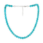 Turquoise Beaded Pendant Necklace