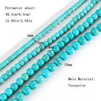 Turquoise Beaded Pendant Necklace
