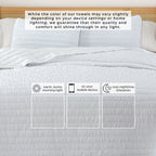 Floral Microsculpt Embossed Quilt Set
