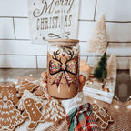 Sequin Bow Antlers 17oz