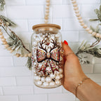 Sequin Bow Antlers 17oz