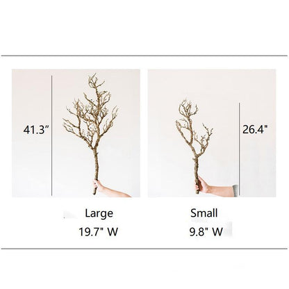Artificial Dry Tree Branch Brown Stem