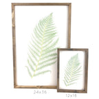 Blue Fern Framed Art