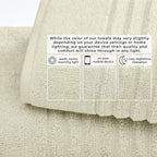 Karina Collection Luxury Combed Cotton Bath Towel Set