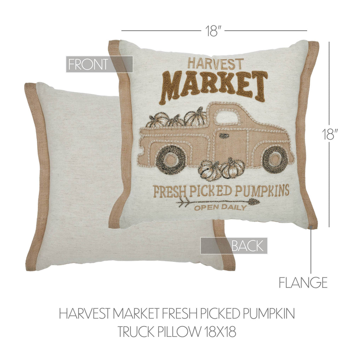 Fall Truck Decorative Throw Pillow