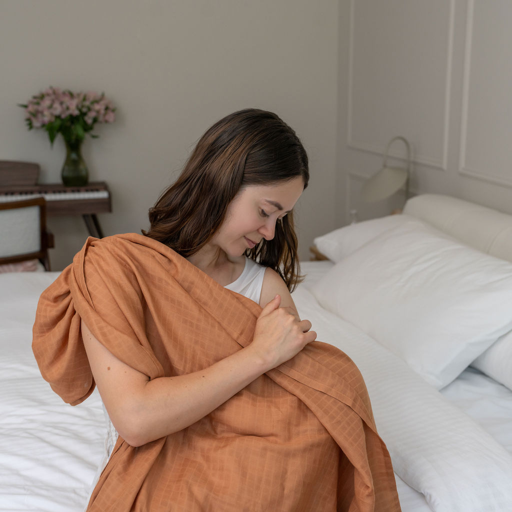 Organic Cotton Muslin Swaddle Blankets