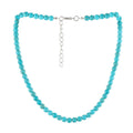 Turquoise Beaded Pendant Necklace