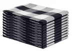 Classic Plaid Kitchen Towels — Set of 6