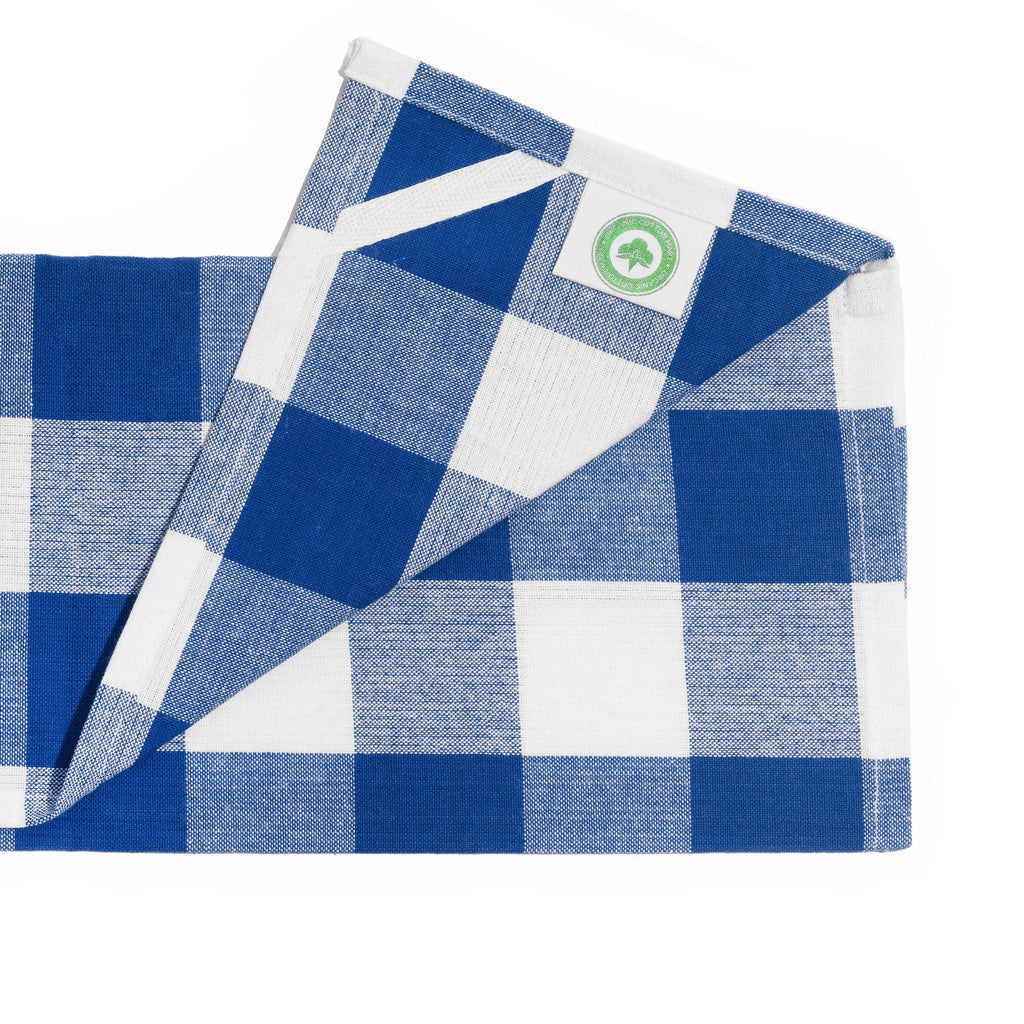 Classic Plaid Kitchen Towels — Set of 6