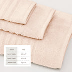 Karina Collection Luxury Combed Cotton Bath Towel Set