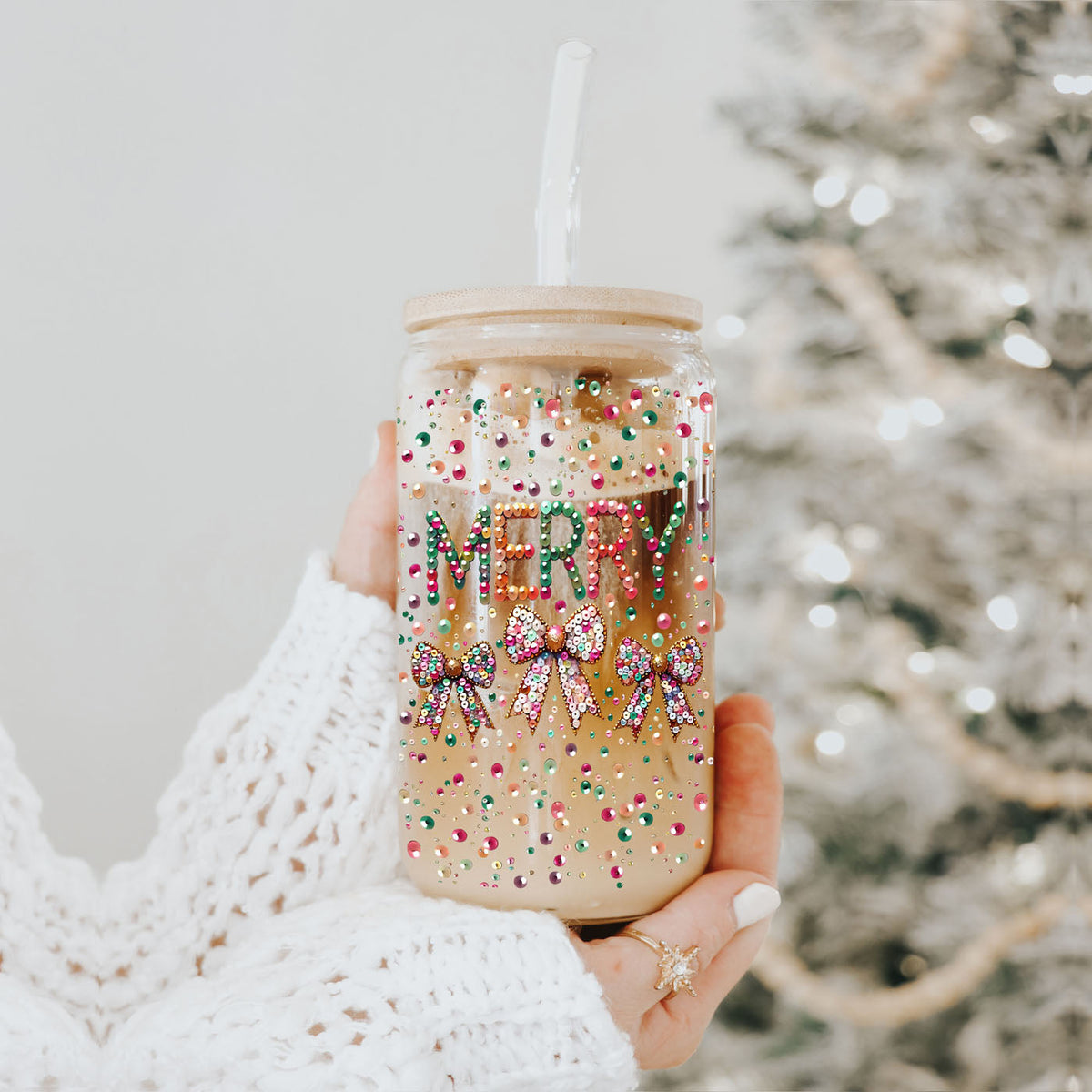 Sequin MERRY 17oz