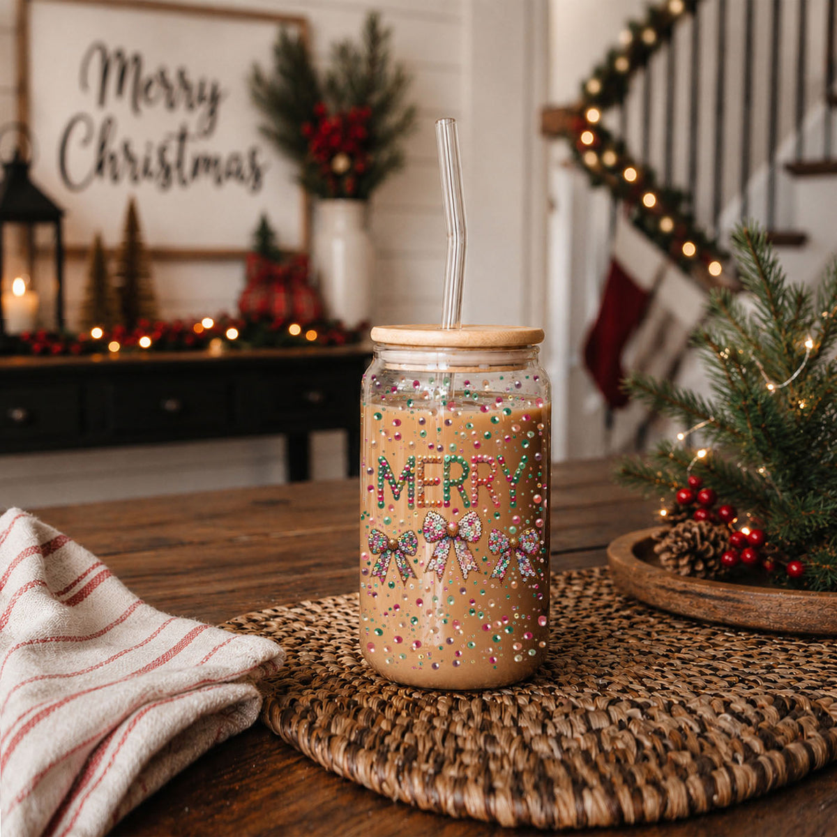 Sequin MERRY 17oz