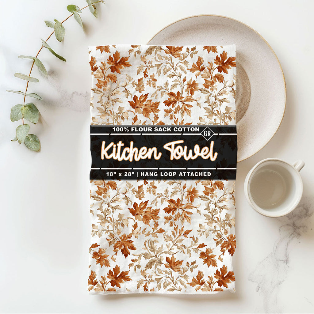 Classic Leaves Kitchen Towel