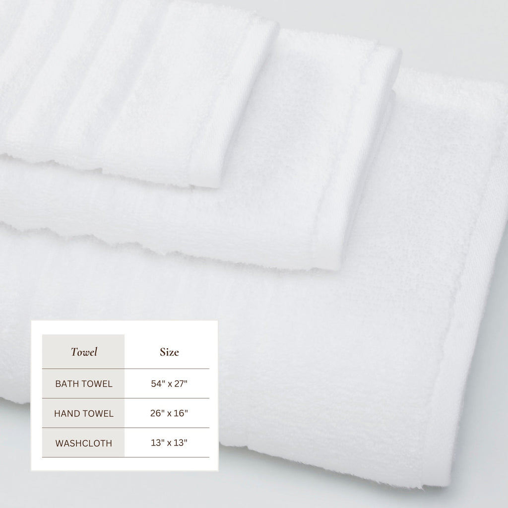 Karina Collection Luxury Combed Cotton Bath Towel Set