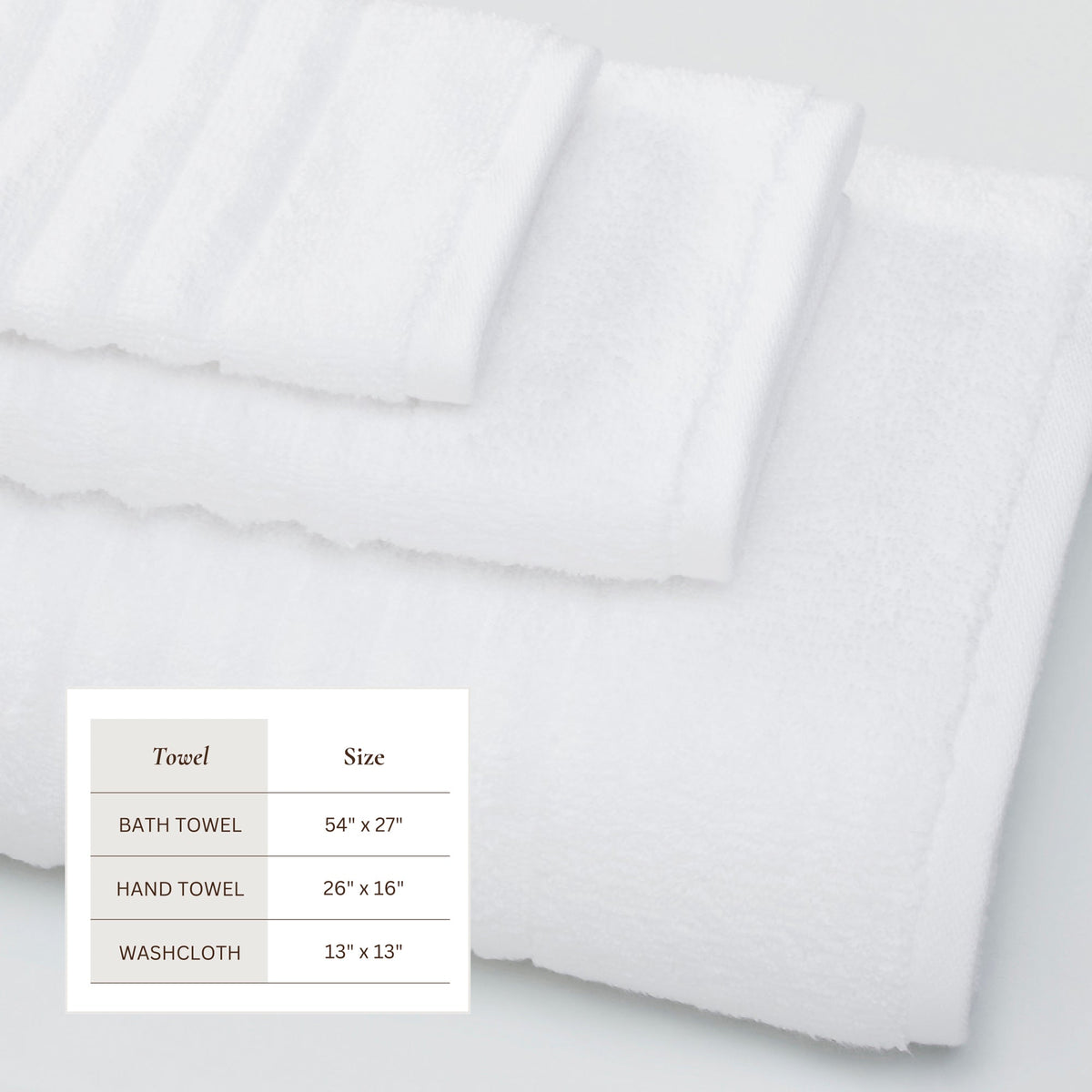 Karina Collection Luxury Combed Cotton Bath Towel Set
