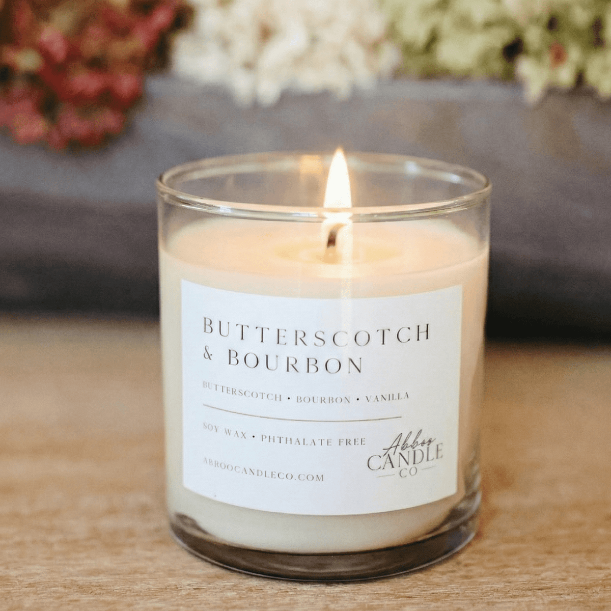 Butterscotch and Bourbon Soy Tumbler Candle