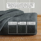 Marbella Collection Woven Texture Bath Towel Set by Great Bay Home