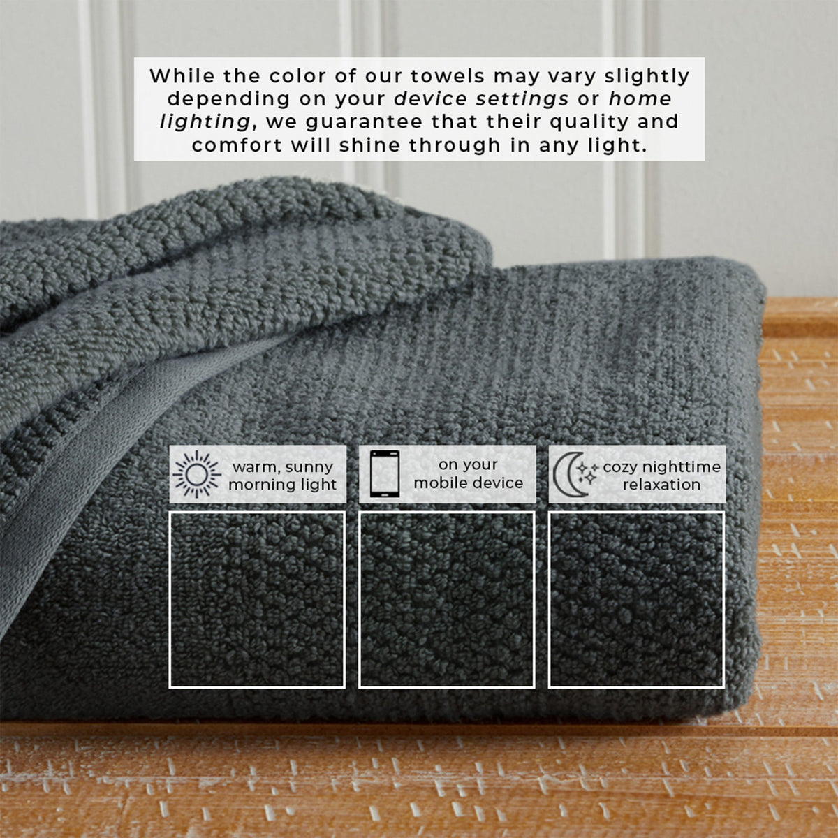 Marbella Collection Woven Texture Bath Towel Set by Great Bay Home