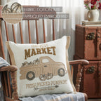 Fall Truck Decorative Throw Pillow