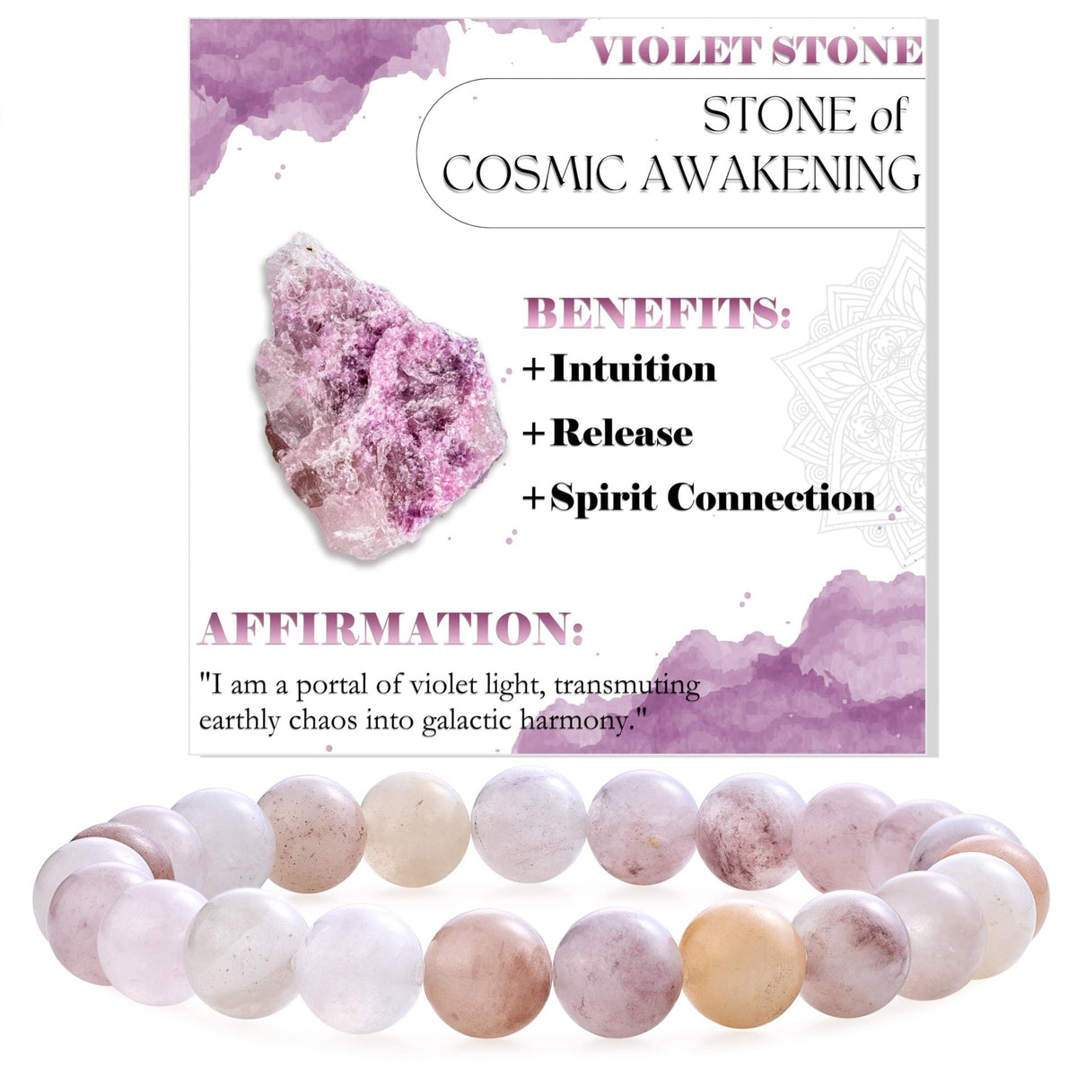 Handcrafted Natural Stone Beaded Bracelet